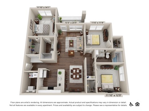 C1 Floor plan